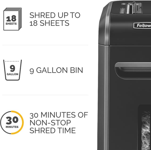 Thumbnail 4 de Fellowes Powershred 99Ci 18-sheet paper shredder 📄