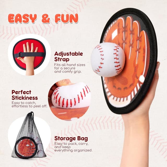 Detalle de U&C Planet Toss and Catch Ball Set 8 pcs