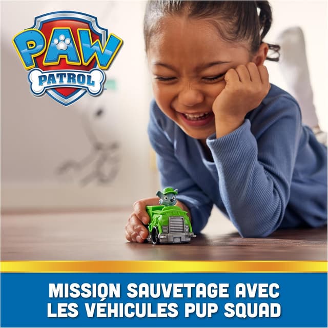 Detalle 2 de Coffret Cadeau Paw Patrol Pat Patrouille – 6 Racers Pup Squad (voitures + chiots) à collectionner