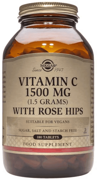 Imagen de Solgar Rose Hips C 1500 mg – 180 Comprimidos 🌹 en OfertitasTOP