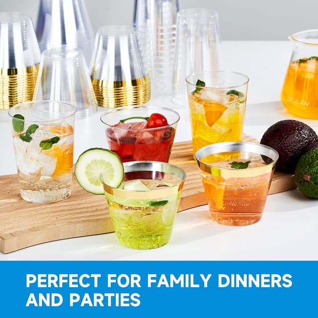 Thumbnail 5 de RACETOP 9 oz Clear Plastic Cups 100-Pack