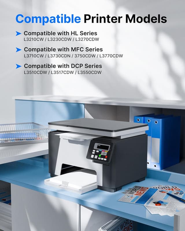 Detalle 2 de GPC IMAGE TN247 Kompatibel Toner 5er-Pack 🖨