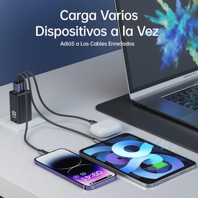 Thumbnail 5 de NOHON Cargador USB-C 65W GAN 🌟 para MacBook y iPhone