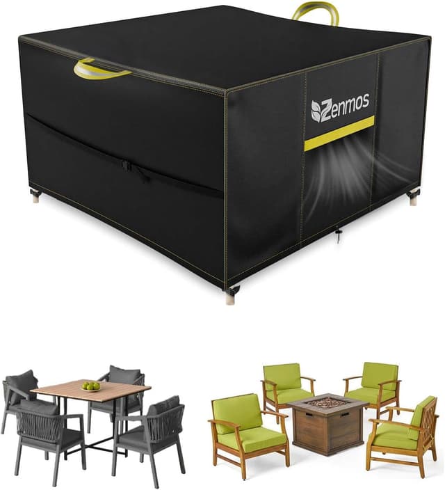 Imagen de Zenmos Garden Furniture Cover 250x250x90cm Pro Heavy-Duty en OfertitasTOP