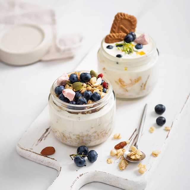 Detalle 2 de YUEYEE 300 ml Einmachglas 4er Pack đ„Ł