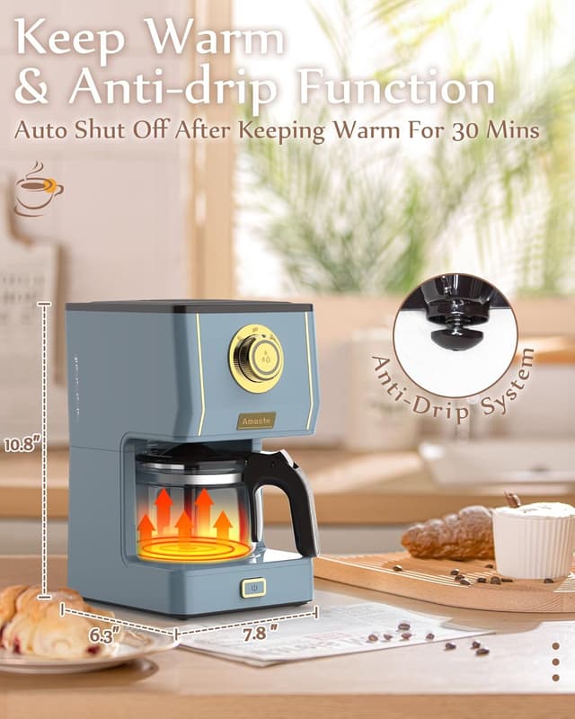 Thumbnail 5 de Amaste Coffee Maker 5-Cup
