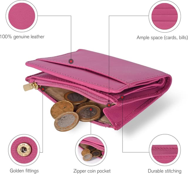 Thumbnail 2 de Oak Leathers RFID Wallet for Women