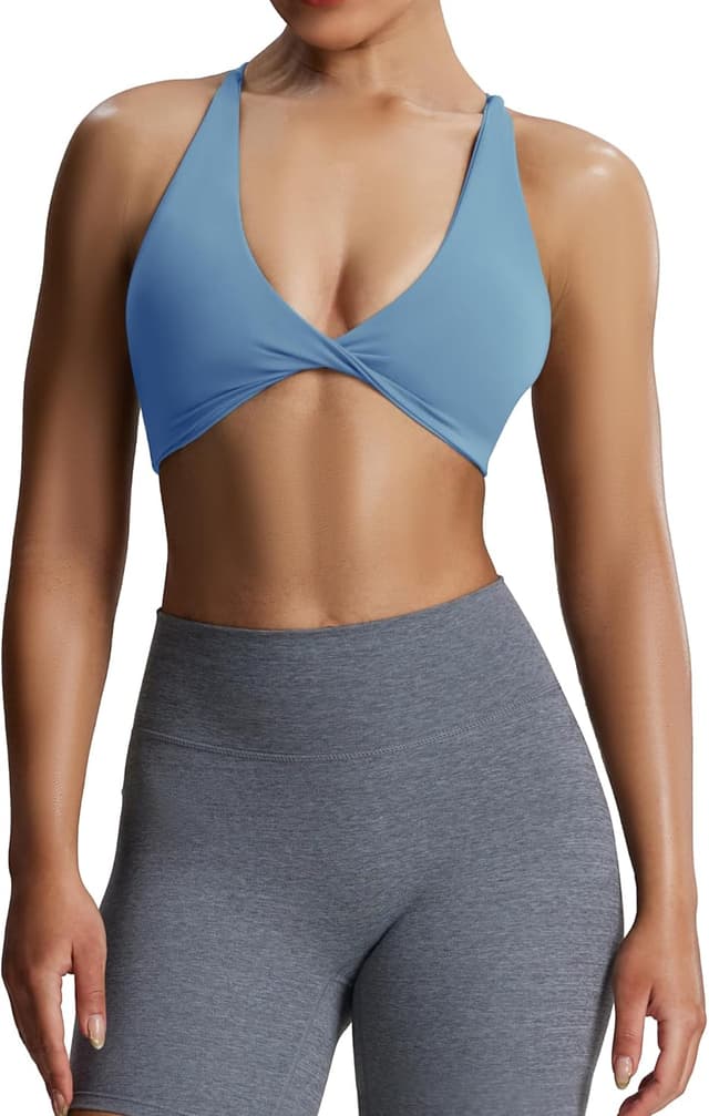 Detalle de Aoxjox Sienna Twist sports bra 🧘