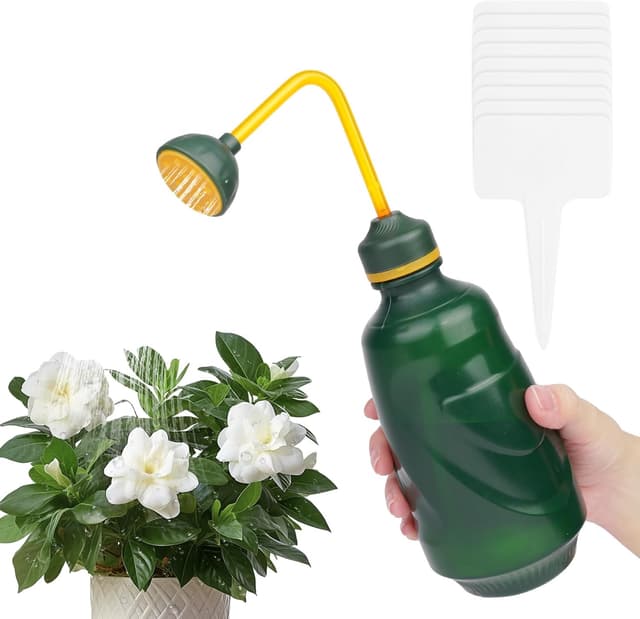 Detalle de AOOSU Annaffiatoio per piante Annaffiatoio spruzzatore da 450 ml con soffione doccia rimovibile (verde)