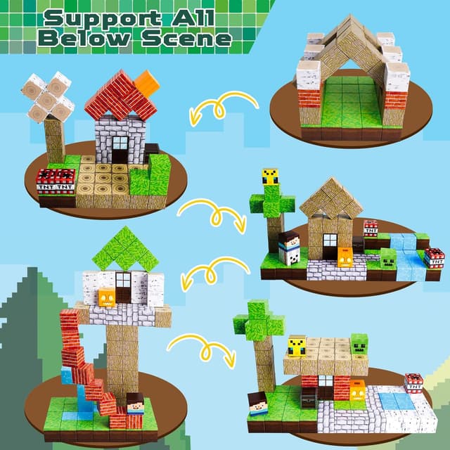 Detalle de ToyUnited Magnetic Blocks 100PCS