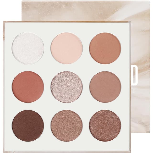 Detalle de docolor Nude Lidschatten Palette „Velours-Matte“ (9 Farben) – wasserfest, vegan