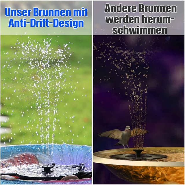 Thumbnail 5 de AISITIN Solar Springbrunnen 3,5W 🌊