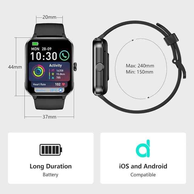 Thumbnail 6 de Blackview 2026 fitness smartwatch 100+ modes
