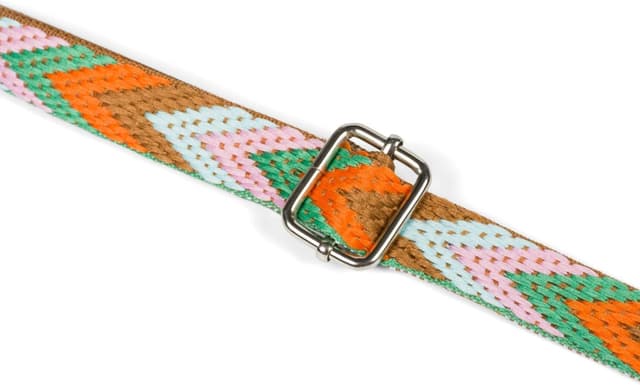 Detalle 2 de styleBREAKER tracolla stretta regolabile intercambiabile zig-zag unisex 02013023