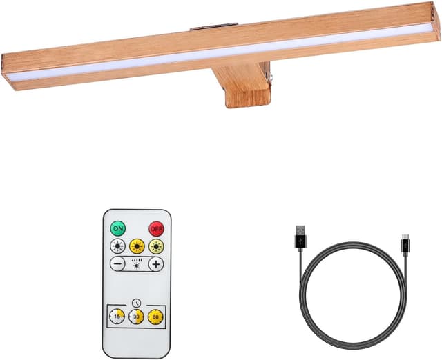 Thumbnail 6 de MIOBLUE Bild Licht mit Fernbedienung, batteriebetrieben – dimmbar und mit Timer für Wandbilder