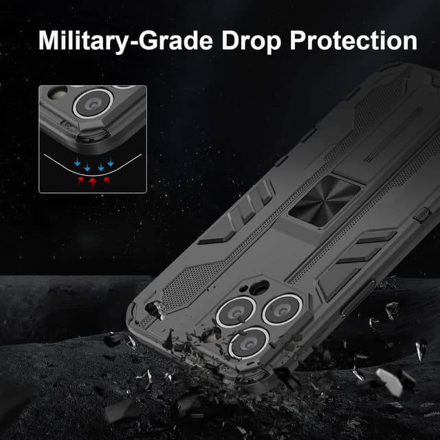 Detalle 2 de Btstring iPhone 12 Pro Hülle mit Standfunktion