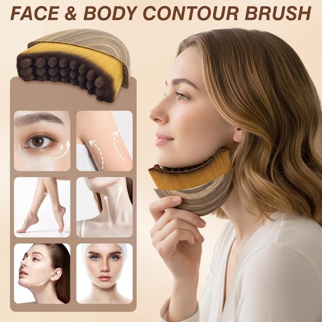 Thumbnail 4 de Alpenfaser Gesichtsbürste lymphatische Massage 🪮