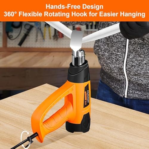 Detalle de AIUNAOM Pistola de aire caliente 2000 W