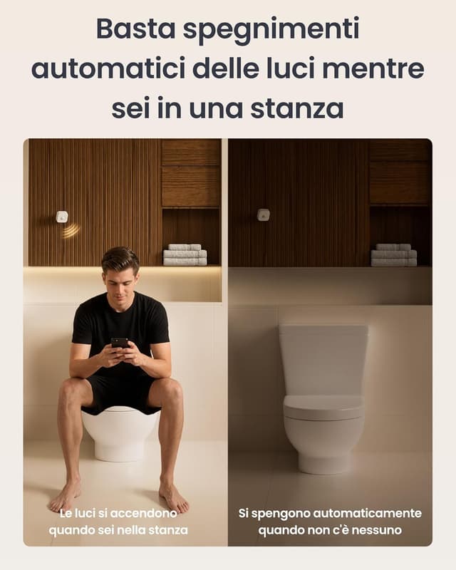 Detalle de SwitchBot Sensore di movimento radar mmWave 8 m