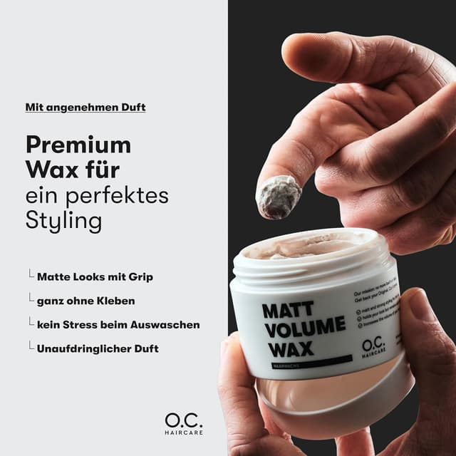Thumbnail 3 de O.C. HAIRCARE Haarwachs Matt Volume 2er 💇