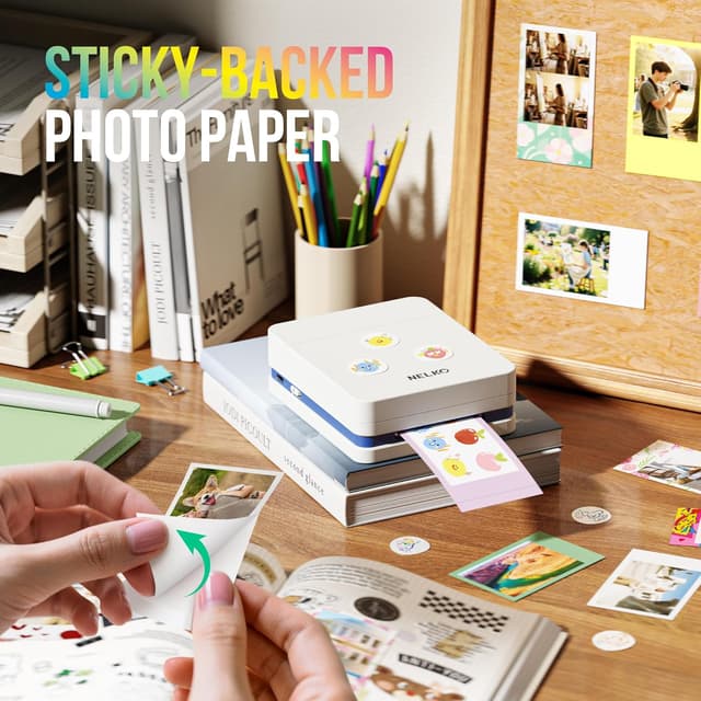Thumbnail 6 de Nelko PP01 portable photo printer 4x6 stickers