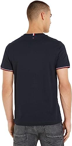 Detalle 2 de Tommy Hilfiger Tipped tee Camiseta Azul M