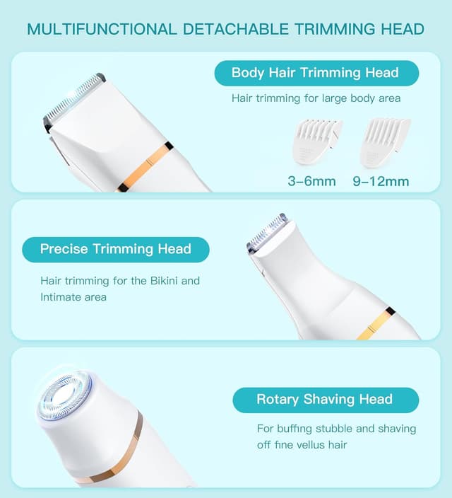 Detalle de HEBECA Bikini Trimmer 3in1 600mAh