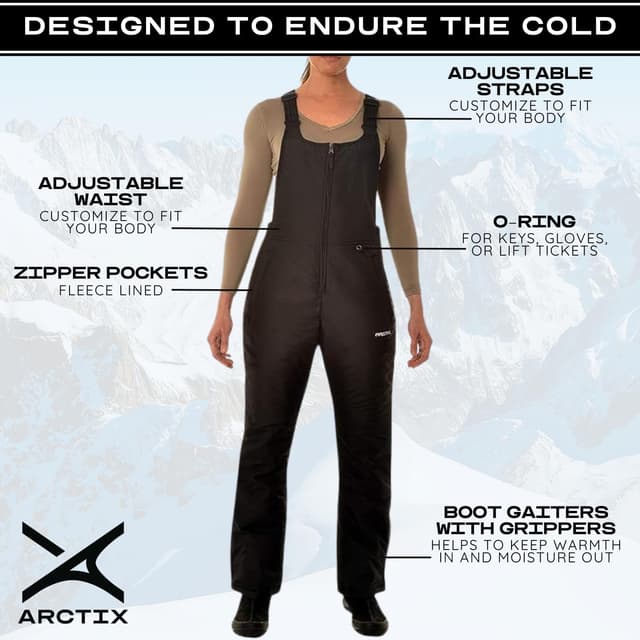 Thumbnail 4 de Arctix Basic Insulated Bib Overall for Women 🧥