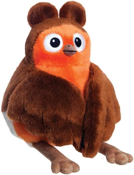 Detalle de Aurora 61432 Robin Robin bird soft toy (Brown and Red)