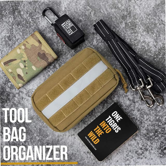 Detalle de OneTigris Lot de 2 sacs de nourriture pour chien (grand espace) avec bandes réfléchissantes