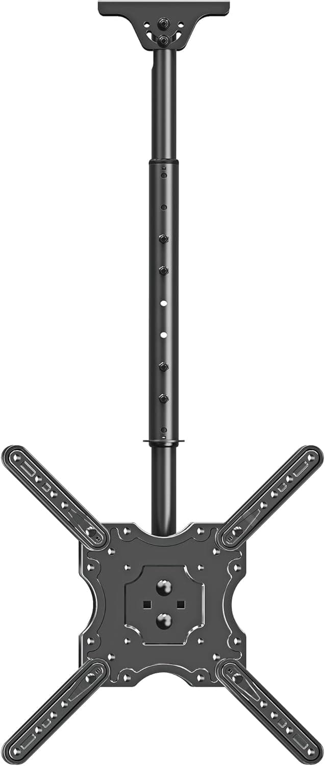 Detalle de ELIVED EV3015 : support de plafond pour téléviseurs plats et incurvés jusqu’à 45 kg (VESA max 400 x 400 mm)