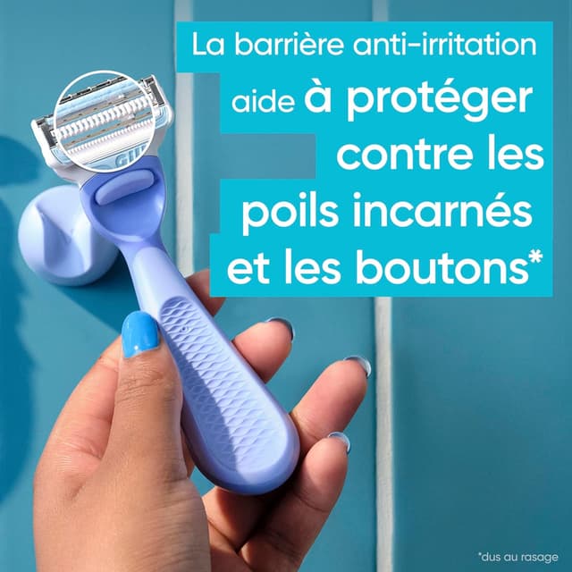 Detalle de Gillette Venus Intimate pour le maillot : rasoir femme réutilisable + 3 recharges de lames