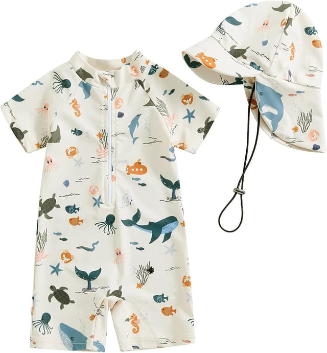 Detalle de JiAmy Baby Badeanzug UV für 3 Monate