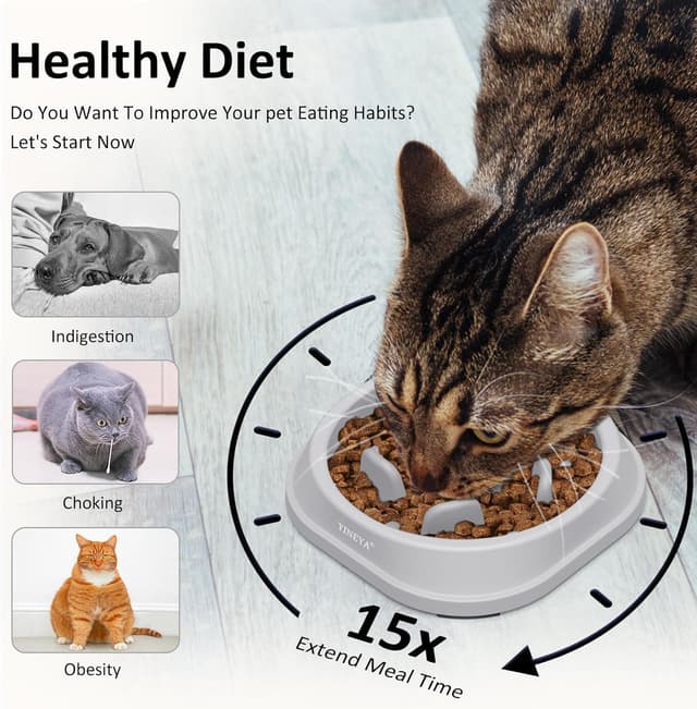 Thumbnail 2 de YINEYA Ciotola anti ingozamento 2 pezzi