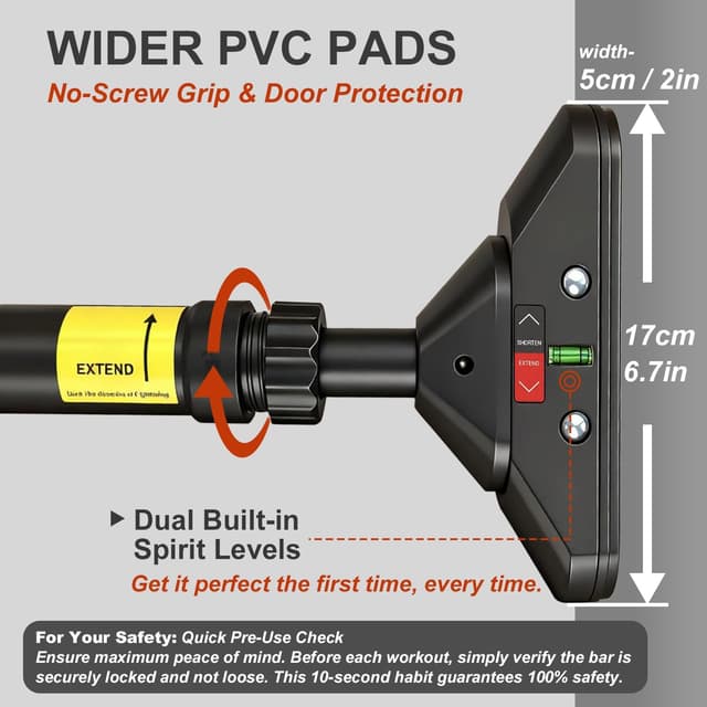 Detalle 2 de Purrgrit Klimmzugstange Türöffnung