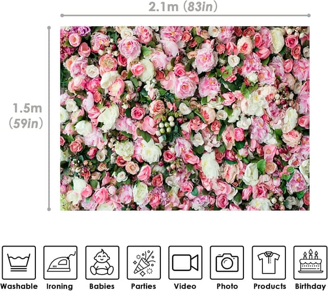 Detalle 2 de jiuzcare Fotowand Hintergrund 1,5x2,1 m