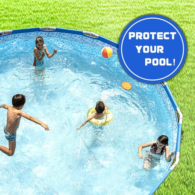 Thumbnail 6 de 2er Set Pool-Schlauchhalterungen für 26–38 mm Rohre – passend für Intex & Bestway (blau)