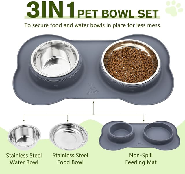 Detalle de Pecute Ciotola doppia 3 in 1 3