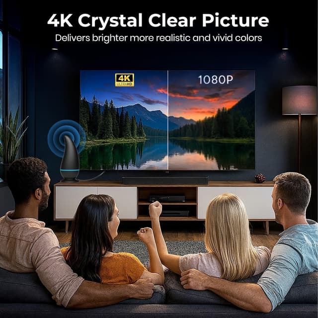 Thumbnail 3 de 2026 Indoor TV Aerial 18ft cable, amplified