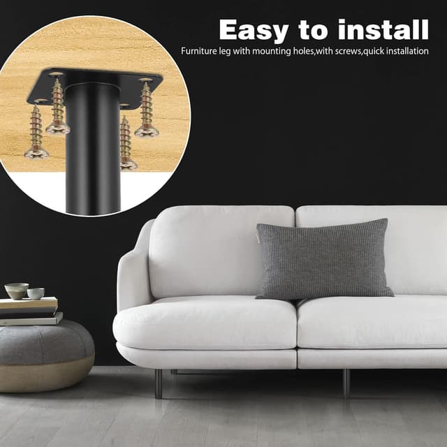 Detalle 2 de Zocipro Möbelbeine 15 cm, 4er-Set