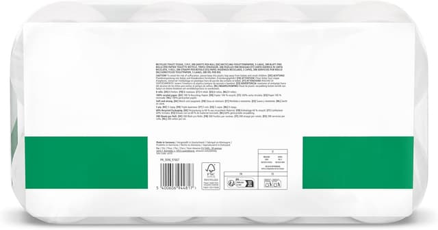 Thumbnail 6 de Papier toilette by Amazon – 3 épaisseurs, 100% recyclé, 8 rouleaux (200 feuilles) – certifié FSC