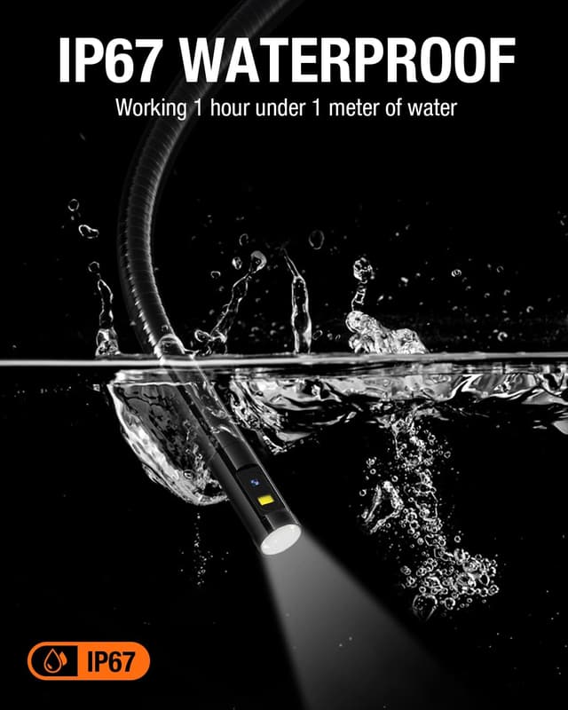 Thumbnail 3 de Teslong Dual Lens Inspection Camera 1080P, 5'' Screen