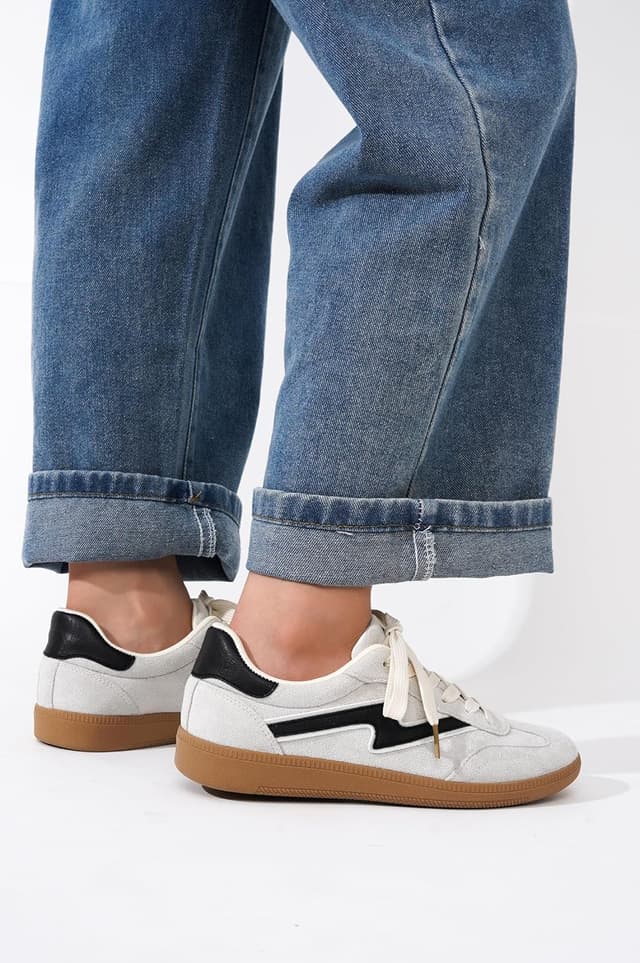 Detalle 2 de Project Cloud Irita Lace-Up Fashion Sneakers for Women (Memory Foam Insole, Non-Slip)