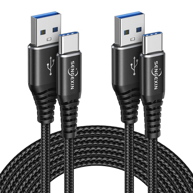 Detalle de Long USB C Cable 3M 2Pack for PS5 Controller