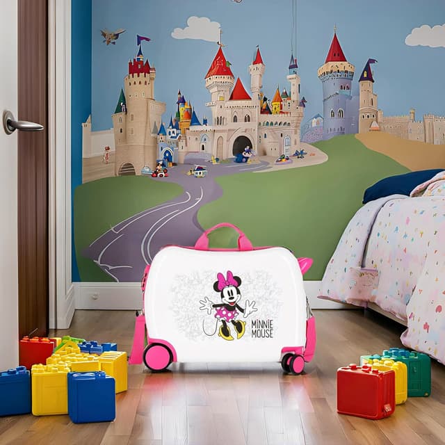 Detalle de Disney Mickey Enjoy the Day Maleta 34L rígida 40x55x20 cm