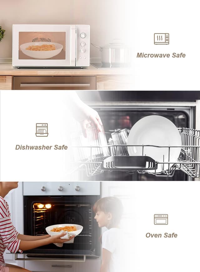 Thumbnail 6 de Quatish 35oz Pasta Bowls Set of 6 🍽