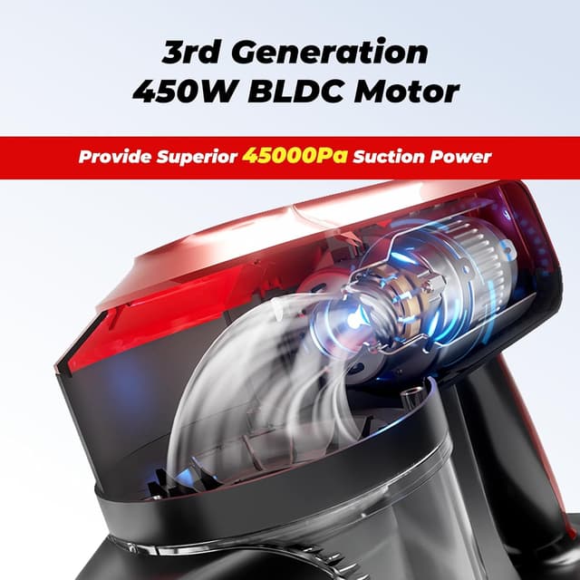 Detalle 2 de Akitas V10A 60 min cordless vacuum cleaner