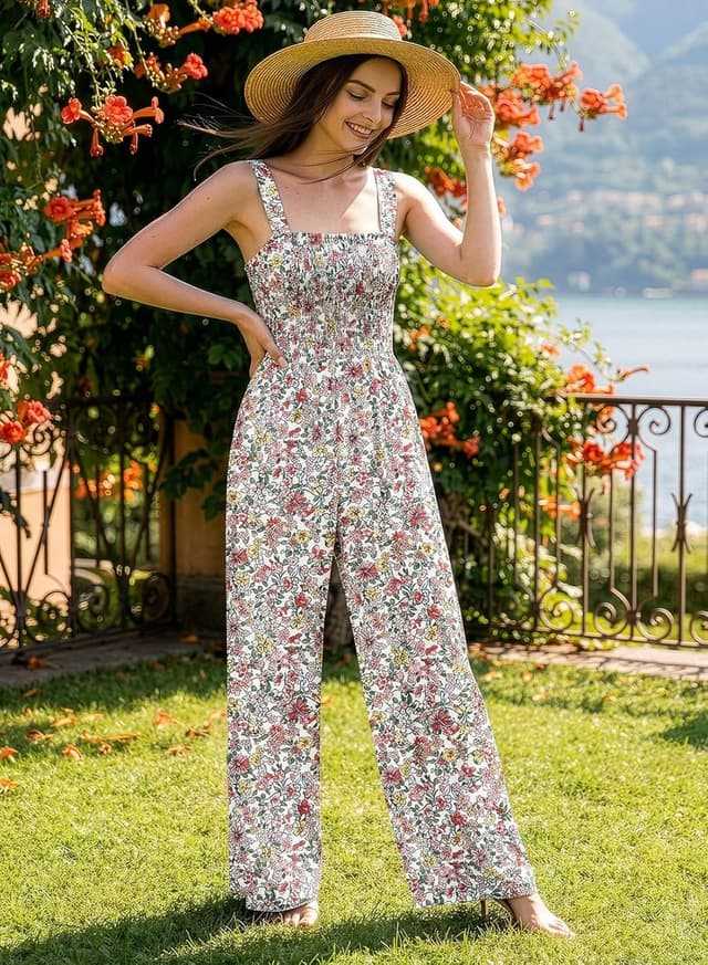 Detalle 2 de Dokotoo Women's Casual Loose Overalls Jumpsuit