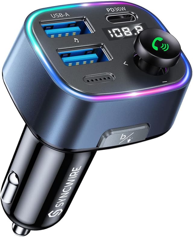 Detalle de SYNCWIRE FM Transmitter 48W für Auto