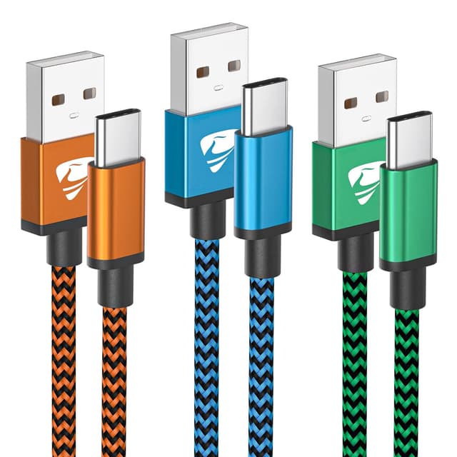Detalle de Aioneus USB C Cable 2M 3Pack fast charging